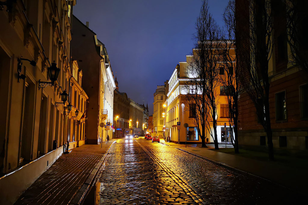 Riga in Night time